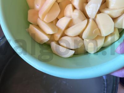 Kubano boršas su pomidorų pasta Žingsnis 3