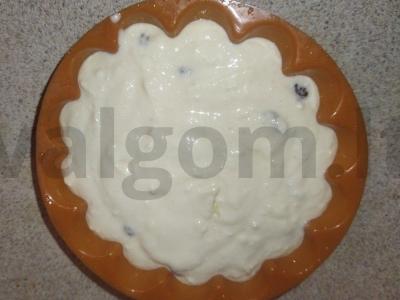 Varškės keksiukas su razinomis Žingsnis 5