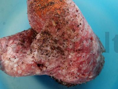 Zrazai su marinuotais agurkais Žingsnis 2