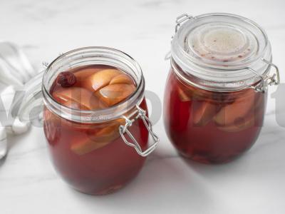 Vyšnių ir obuolių kompotas Žingsnis 4