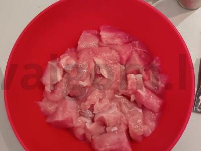 Kaimiška bulvė su vištienos krūtinėle Žingsnis 1