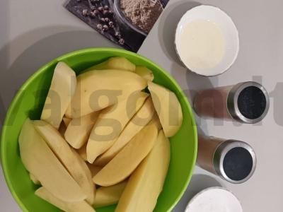 Kaimiška bulvė su vištienos krūtinėle Žingsnis 4