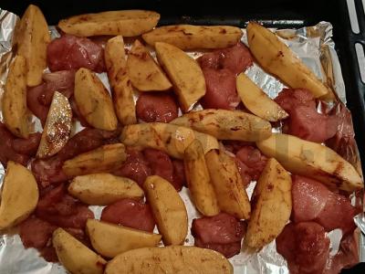 Kaimiška bulvė su vištienos krūtinėle Žingsnis 8