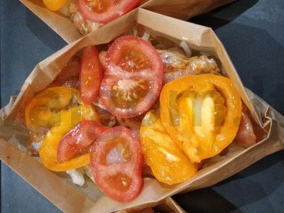 Puiki vištiena su bulvėmis pergamento valtelėse Žingsnis 8