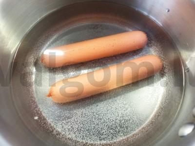 Dešrelės su varške ir sūriu „Skani pusryčių“ Žingsnis 1