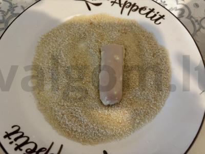 Traškūs dešrelės džiūvėsėliuose Žingsnis 6