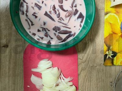 Kepenėlė, mirkyta piene Žingsnis 3