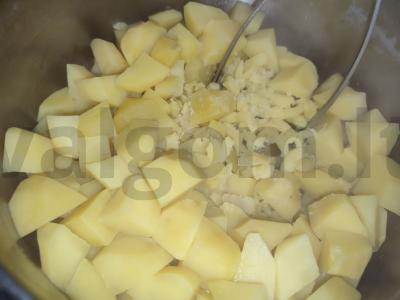 Grybų piure Žingsnis 7