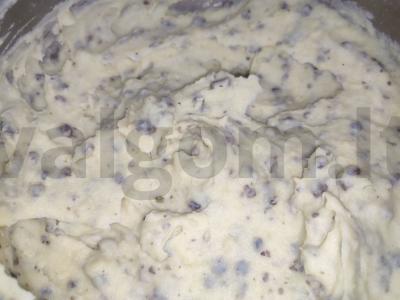 Grybų piure Žingsnis 9