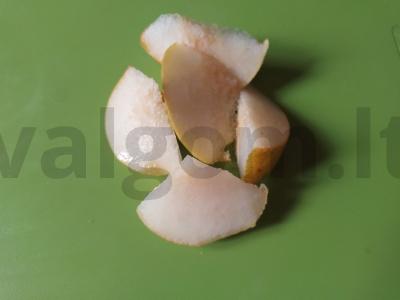 Rudens kokteilis su obuoliu, arbūzu ir kriauše Žingsnis 2