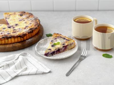 Mėlynių sūrio pyragas pagrindine nuotrauka