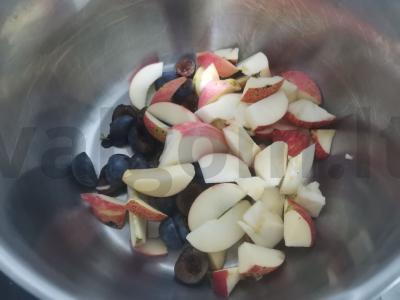 Šaltalankių kompotas su obuoliu ir vyšnia Žingsnis 2