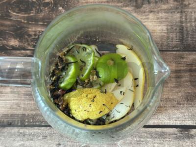 Aromatingas arbata su laimu ir kriauše Žingsnis 2