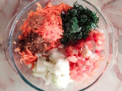 Kepta dantyta žuvis su daržovėmis Žingsnis 3