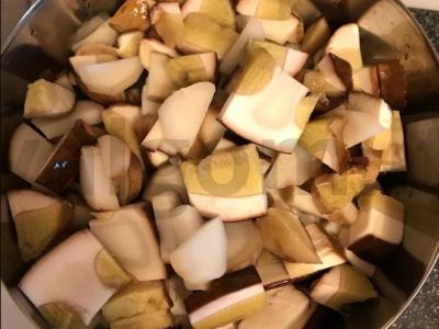 Fettuccine su baravykais Žingsnis 1