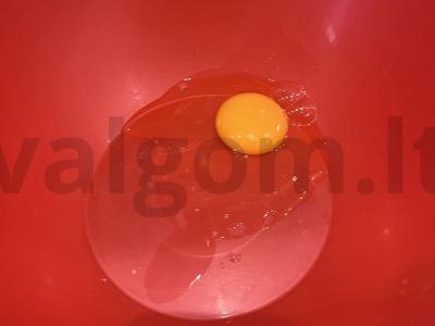 Labai šokoladiniai keksiukai su kakava Žingsnis 1