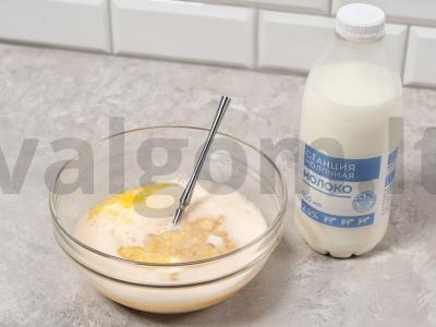 Banano duona su pienu Žingsnis 5