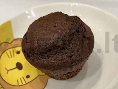 Labai šokoladiniai keksiukai su kakava pagrindine nuotrauka