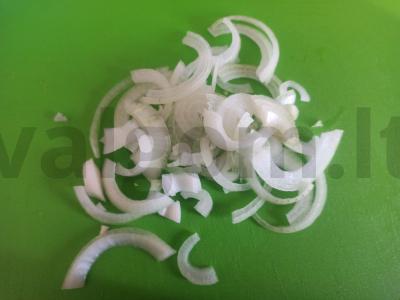 Makaronai su vištiena grietinėlės-grybų padaže Žingsnis 2