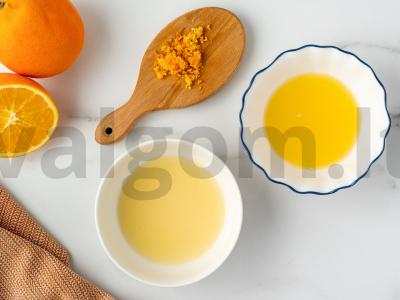 Apelsinų keksiukai su šokoladu Žingsnis 2