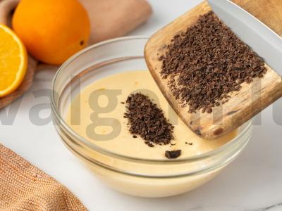 Apelsinų keksiukai su šokoladu Žingsnis 4