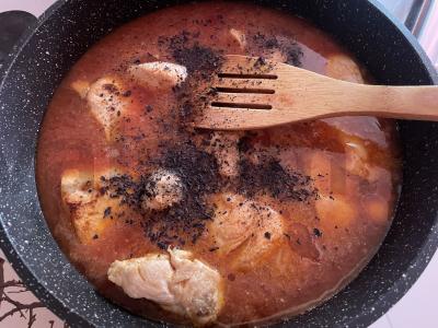 Tiršta pomidorų padažas su mėsa Žingsnis 4