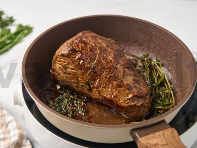 Okroška su naminiu roastbeefu ir obuoliu Žingsnis 2