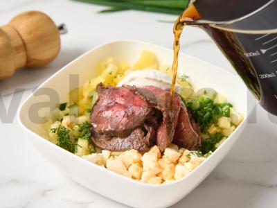 Okroška su naminiu roastbeefu ir obuoliu Žingsnis 7