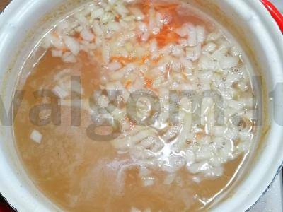 Žirnių sriuba su rūkytomis kiaulienos šonkauliais Žingsnis 6