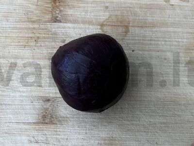 Lengvas salotas su špinatais, burokėliais ir feta sūriu Žingsnis 3