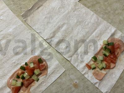 Mini šašlykas ant vaflinės Žingsnis 6