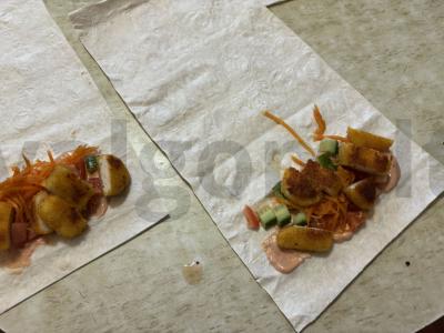 Mini šašlykas ant vaflinės Žingsnis 9