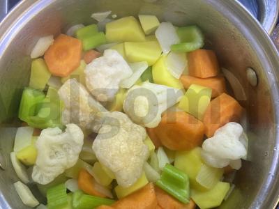 Daržovių sriuba su grietininiu sūriu Žingsnis 5