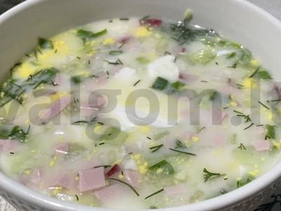 Okrška su ridikėliais ant ajrano pagrindine nuotrauka