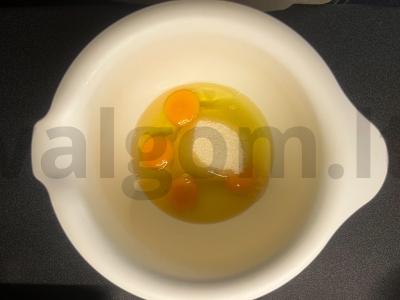 Bananų-varškės apkepas Žingsnis 3