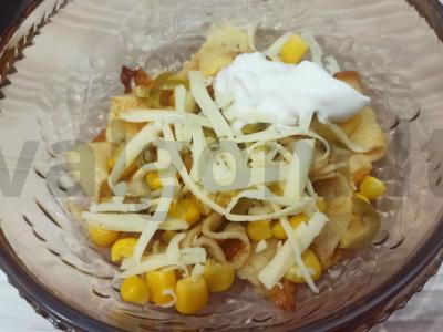 Salotos su blynelių ir alyvuogėmis Žingsnis 3