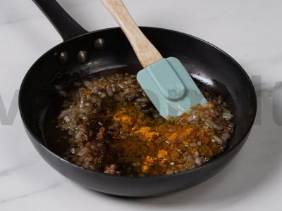 Indiškas ryžiai su karčiu Žingsnis 6