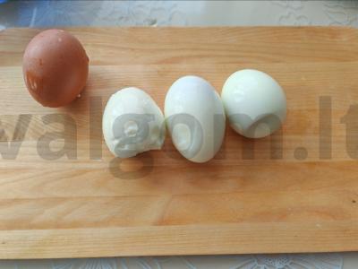 Salotas „Šviežumas“ su žirneliais Žingsnis 1