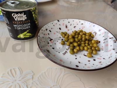 Salotas „Šviežumas“ su žirneliais Žingsnis 3