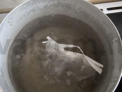 Šiltas grikių, raugintų kopūstų ir granatų salotas „Šiltas rubinas“ Žingsnis 1