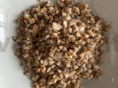 Šiltas grikių, raugintų kopūstų ir granatų salotas „Šiltas rubinas“ Žingsnis 5