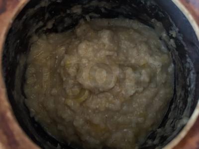 Moliūgų košė su perliniu miežiu puode Žingsnis 4