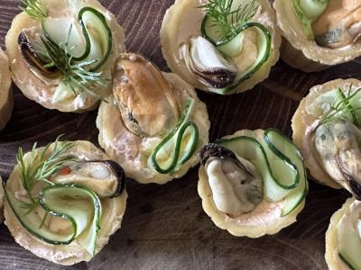 Tartaletės su midijomis Žingsnis 4