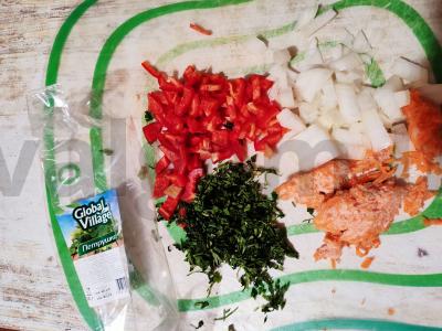 Sriuba su makaronais ir bulvėmis ant antis sultinio Žingsnis 2