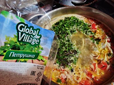 Sriuba su makaronais ir bulvėmis ant antis sultinio Žingsnis 6