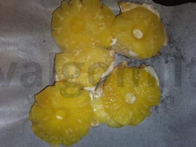 Švelnus vištienos filė su ananasais „Tropikai“ Žingsnis 3