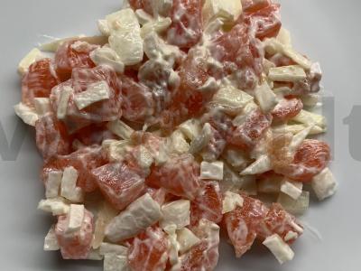 Salotas „Naujametinis rutulys“ Žingsnis 3