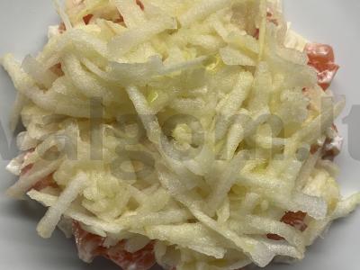 Salotas „Naujametinis rutulys“ Žingsnis 4