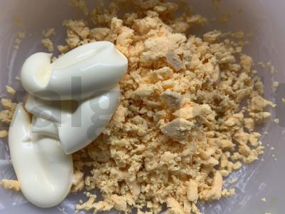 Salotas „Naujametinis rutulys“ Žingsnis 6