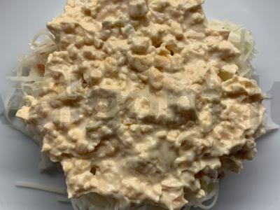 Salotas „Naujametinis rutulys“ Žingsnis 7